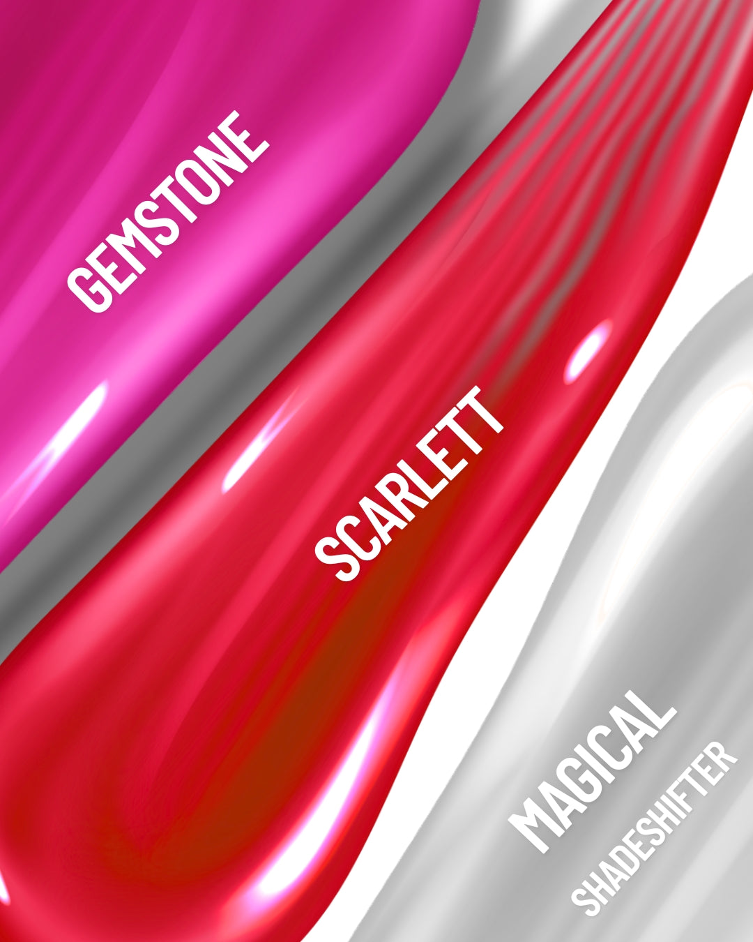 Kiss & Switch Duo | Gemstone, Magical ShadeShifter (Ph Adaptive Transparent - Pink) & Scarlett Lip Gloss Combo Set