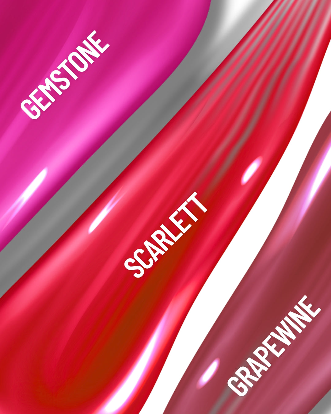 Spill The Gloss Trio | Gemstone, GrapeWine & Scarlett Lip Combo Set Of 3