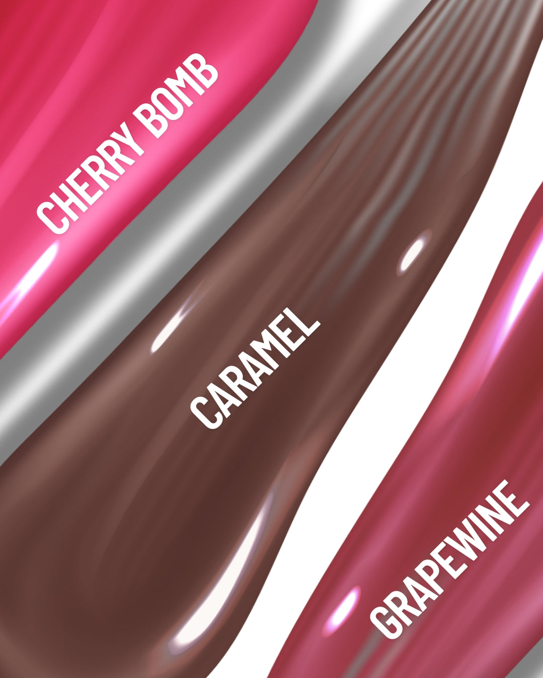 Tinted Temptation Trio | Cherry Bomb, Caramel & GrapeWine Lip Gloss Combo