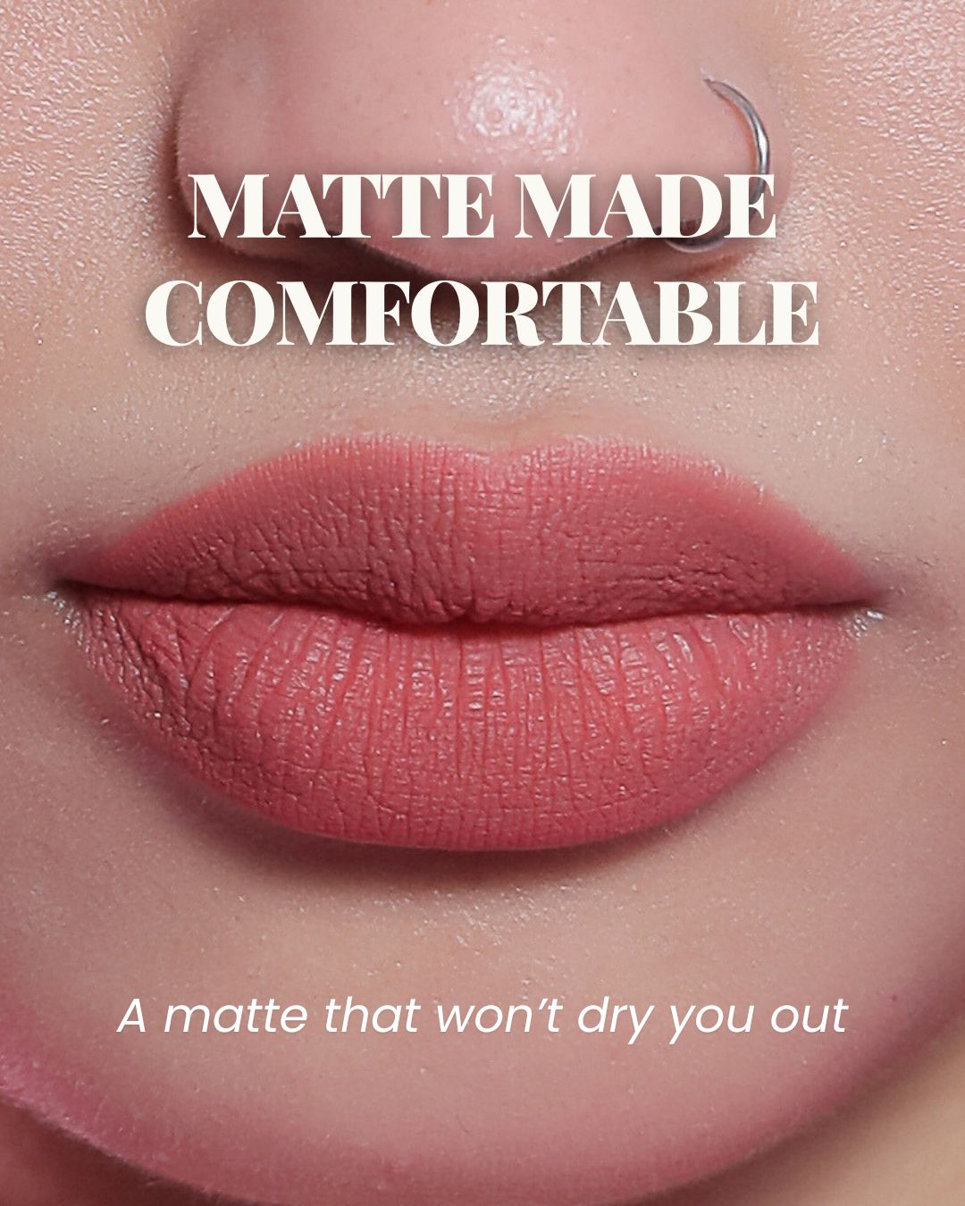 Flirtini (Nude Pink) Matte Liquid Lipstick – Long-Lasting, Smudge-Proof, Vegan, Lightweight, 12-16 Hour Stay