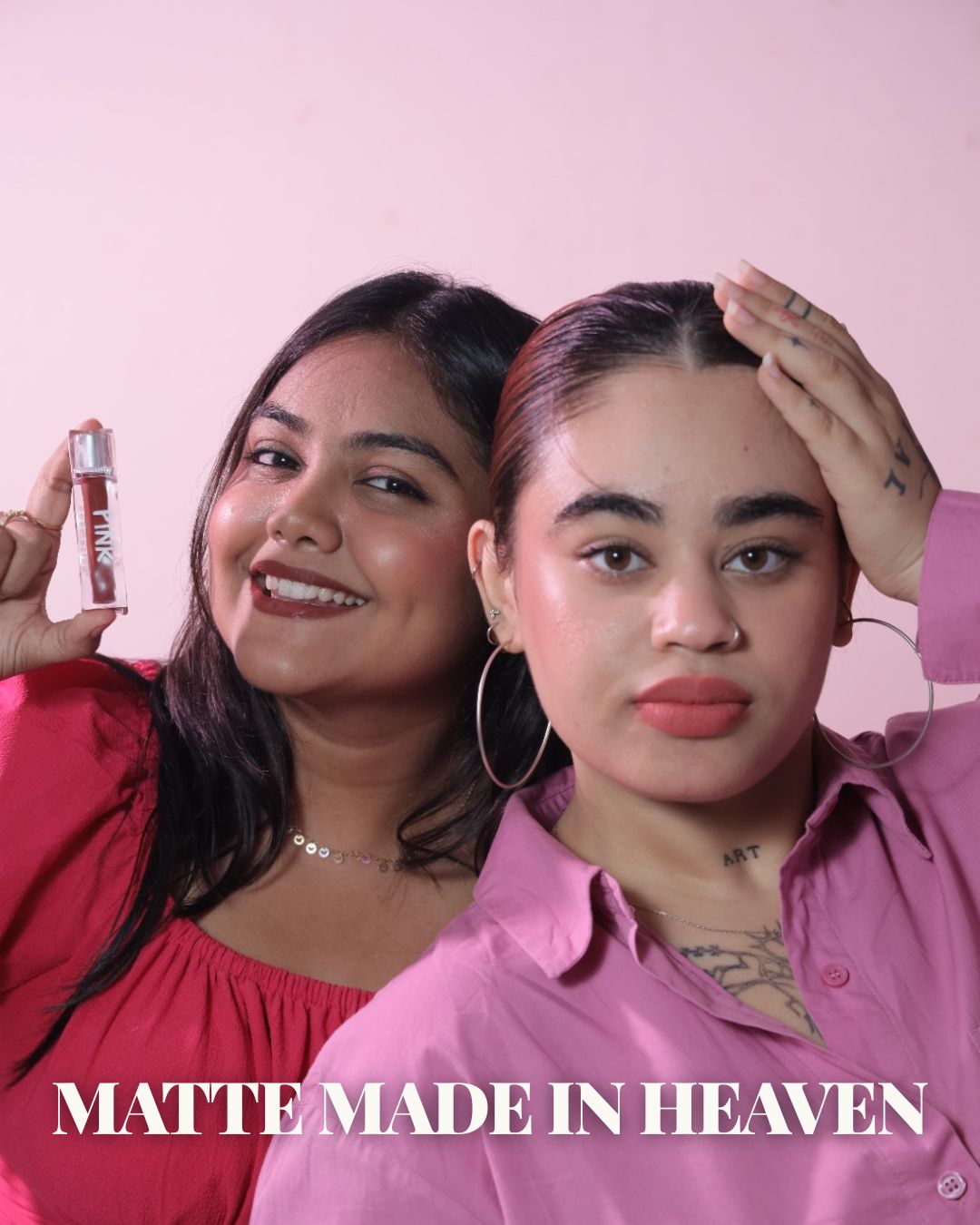 01 Amour Dusk (Deep Red) | Matte Liquid Lipstick